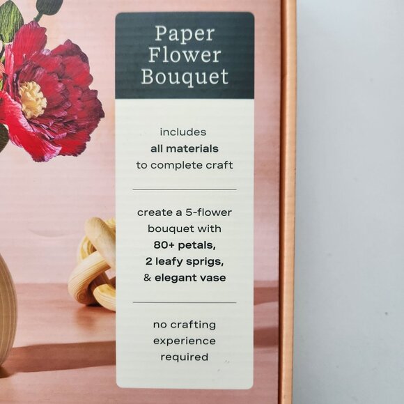 Lifelines FlowCrafts, Paper Flower Bouquet - Create a 5-Flower Bouquet with 80+ - Picture 2 of 8